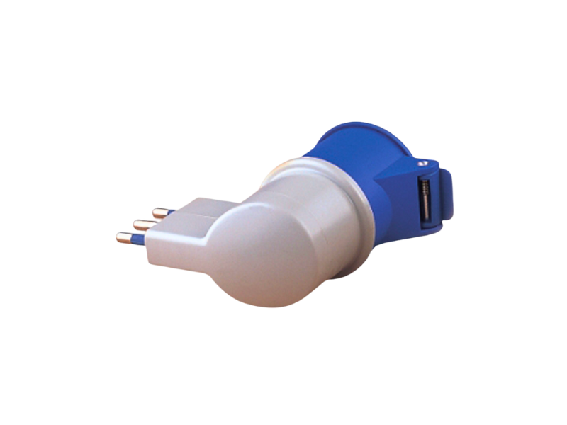 adattatore 220V 2P+T 16A a presa CEE