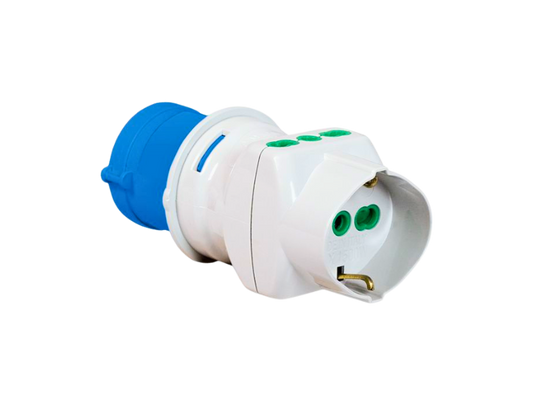 ADATTATORE 220V FME CEE BLU SCHUKO 16A art.73090