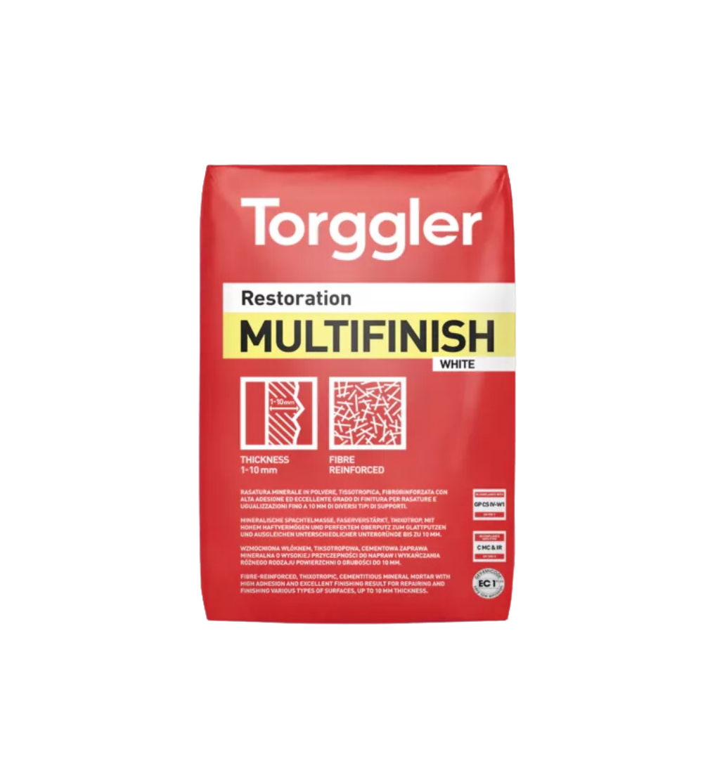 TORGGLER MULTIFINISH RASATURA CEMENT.FIBRORINF.BIANCO (sacco kg.25)