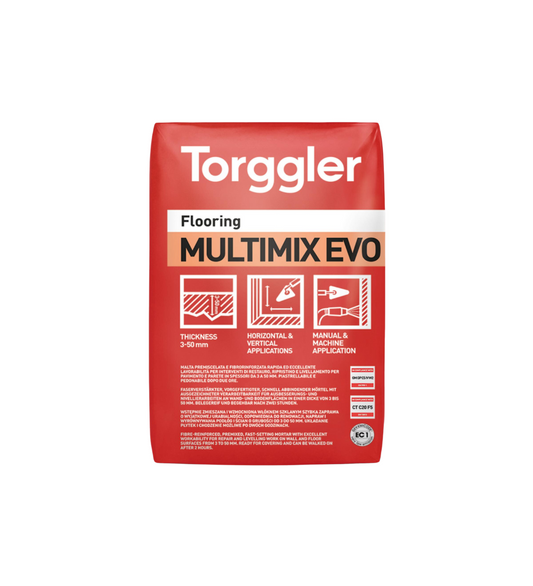 TORGGLER MULTIMIX EVO MALTA FIBRORINFORZATA GRIGIO (sacco kg.25)