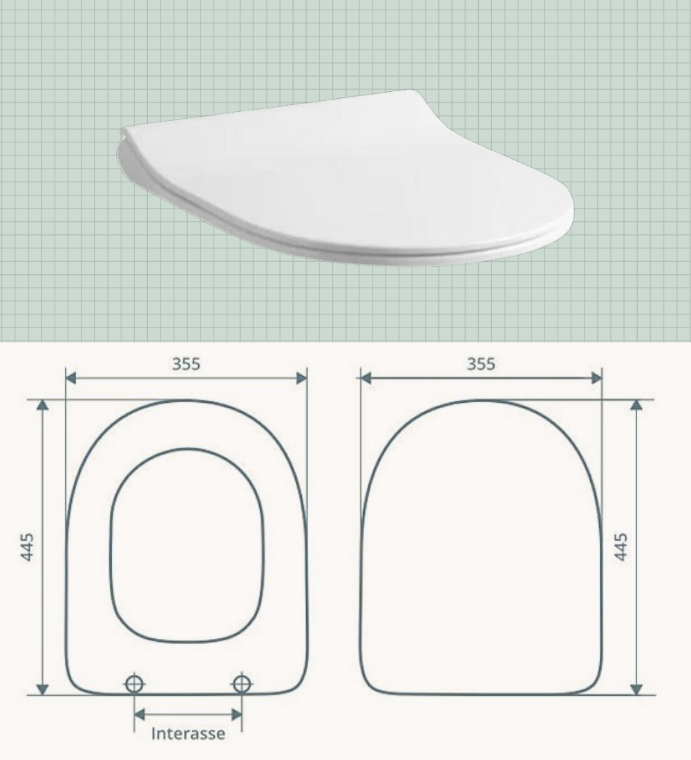 sanitari cover sedile wc soft close