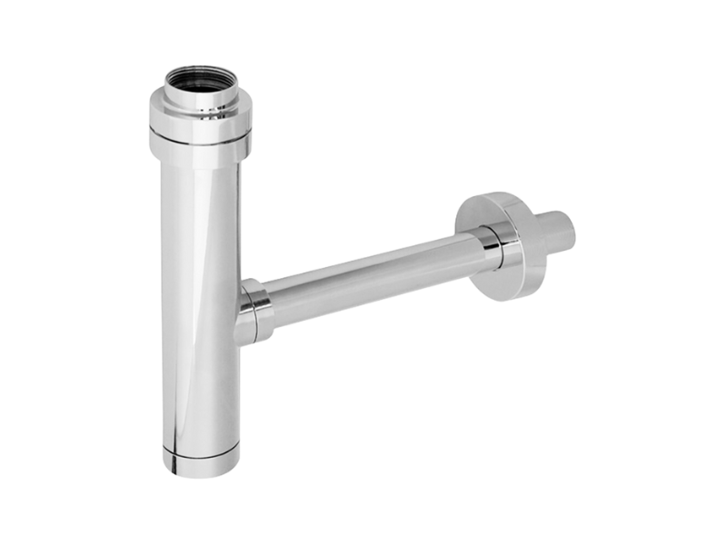 sanitari sifone a bottiglia in abs cromato