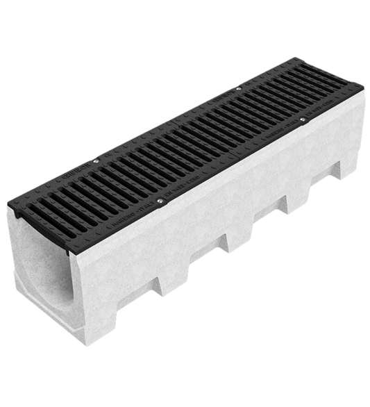 Edilizia vibro base canala in cemento polimerico