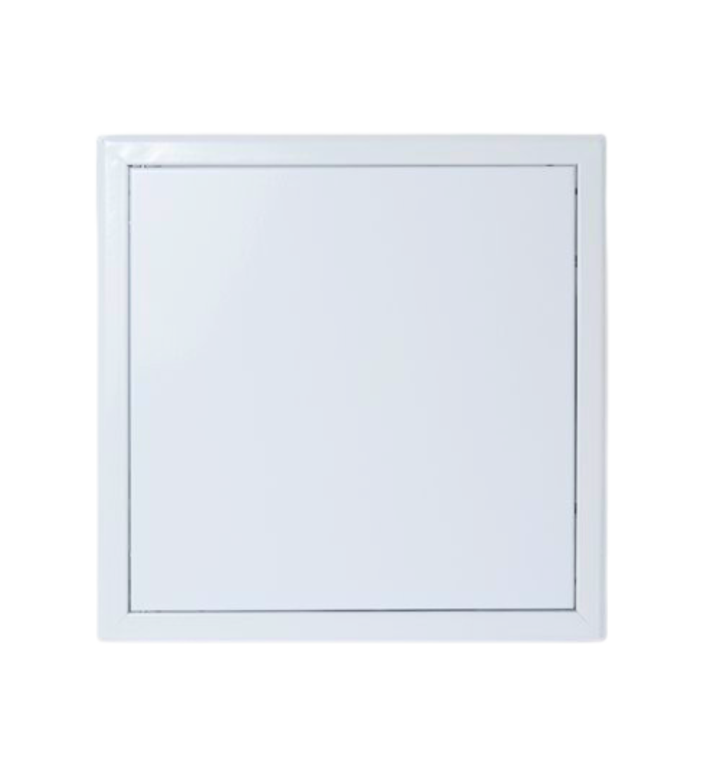 AKIFIX DORIKA BOTOLA ISPEZIONE IN ACCIAIO LACCATO BIANCO P/CARTONGESSO MM12,5 40X40