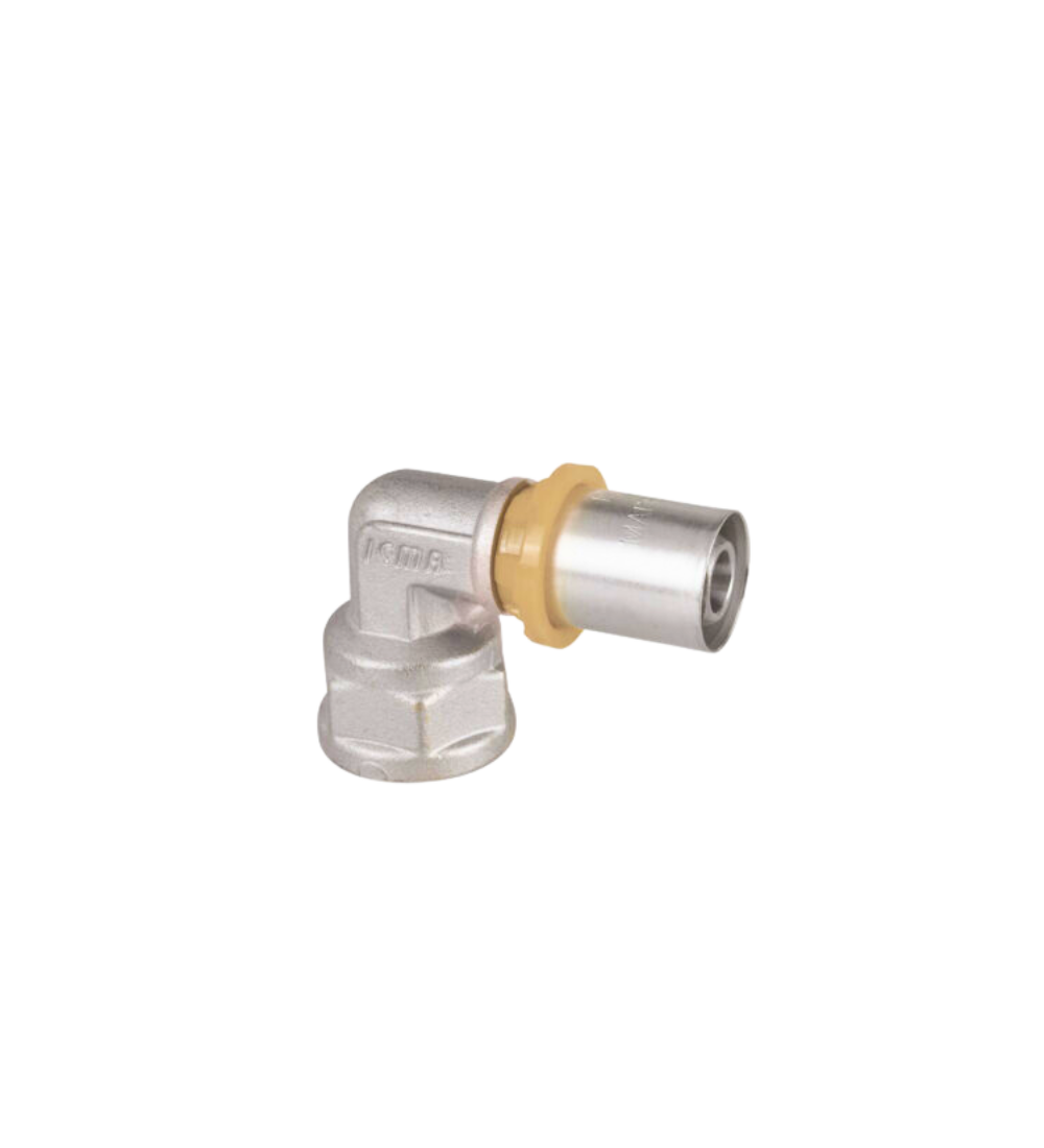 multistrato gomito a 90° femmina a pressare